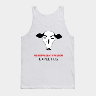 Anonymous cow Tank Top